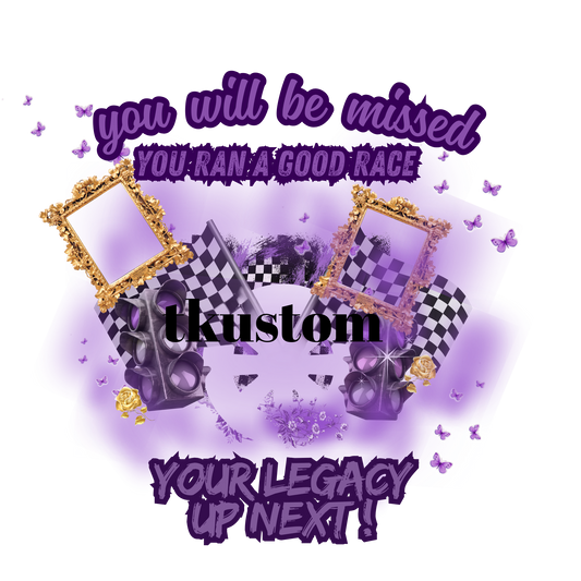 Design Template -  You run a good race  Digital File Png