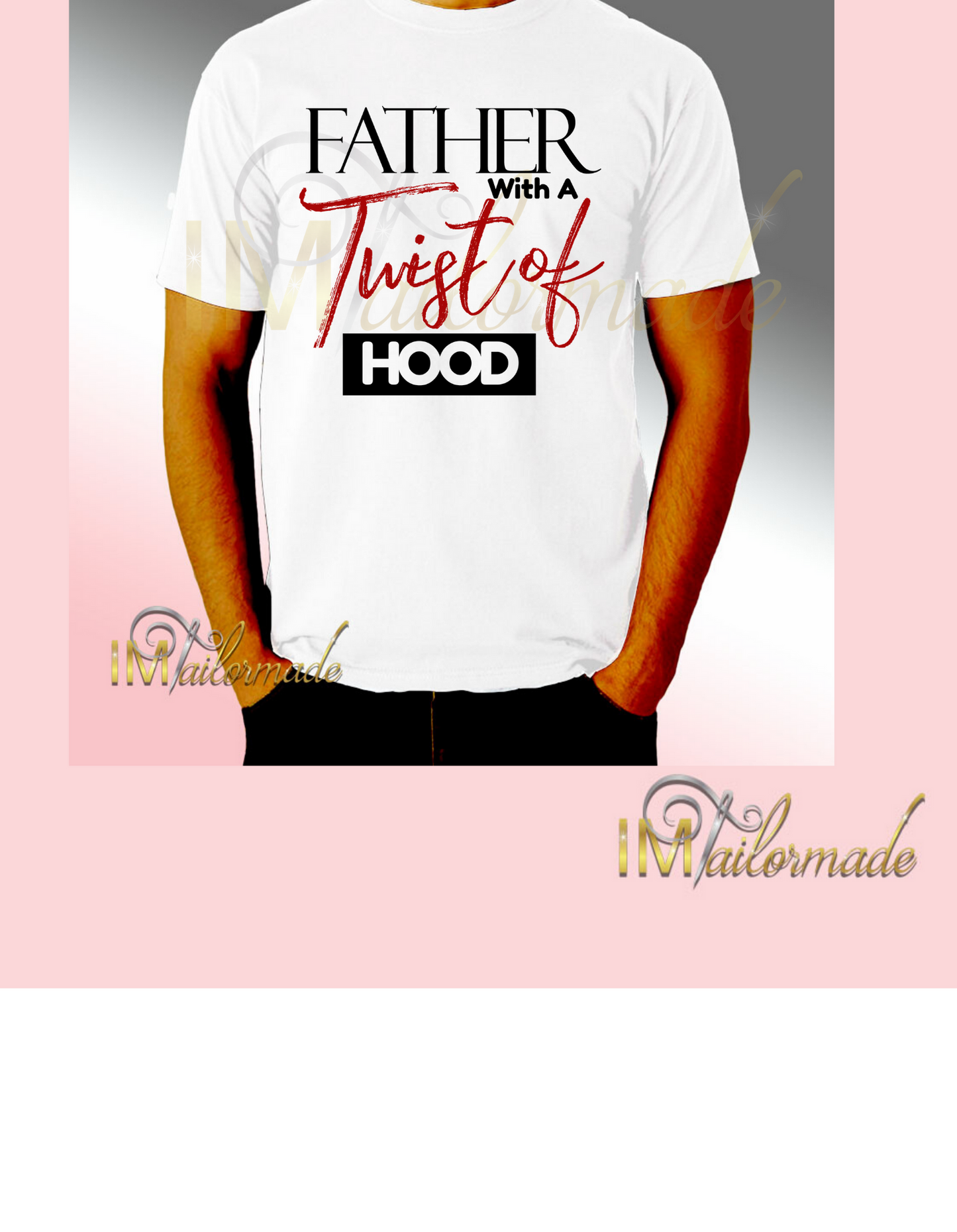 Father With a twist of hood (original design copyright)