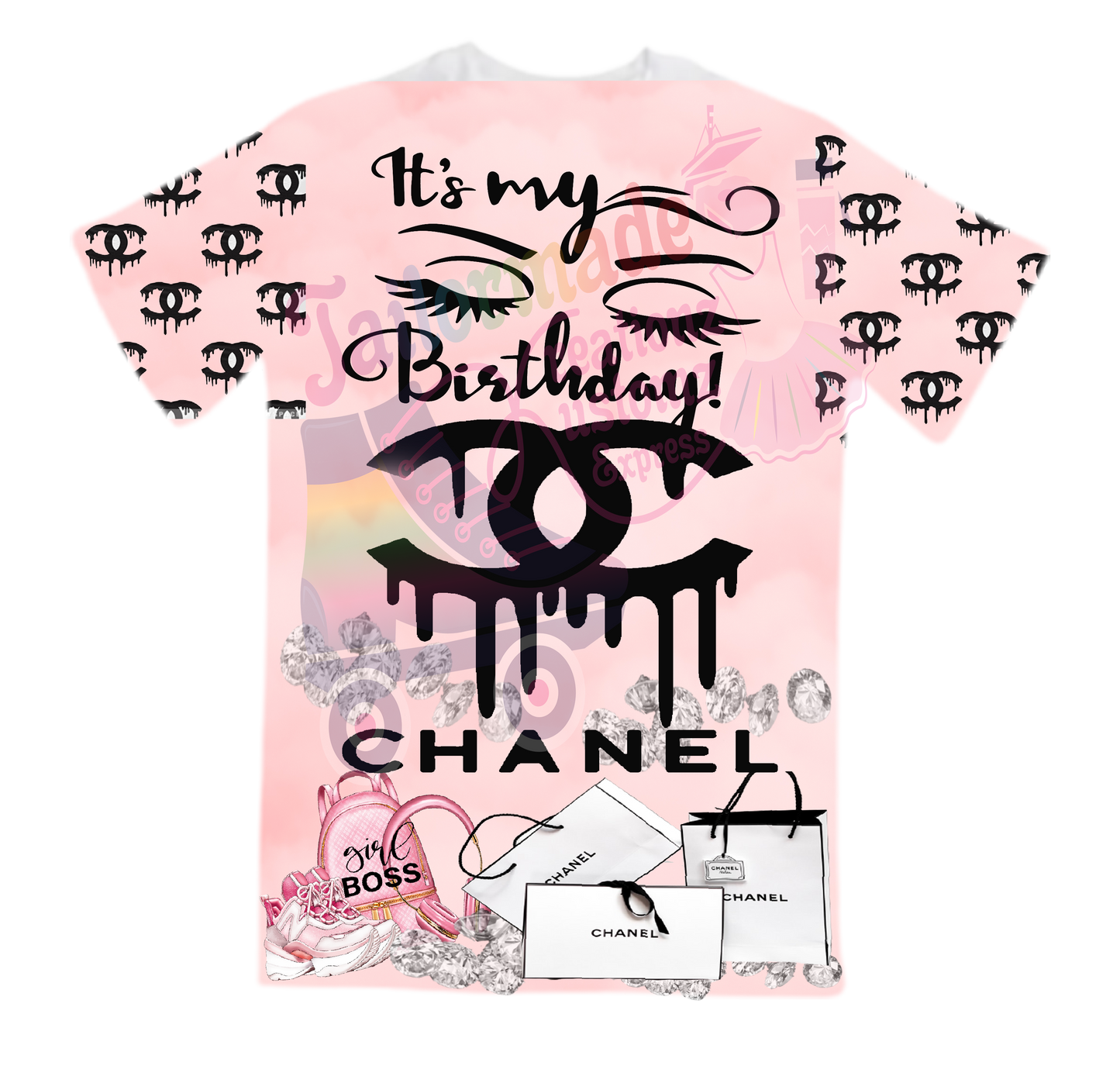 It's my birthday 3D T shirts channel theme customize yo way front only design