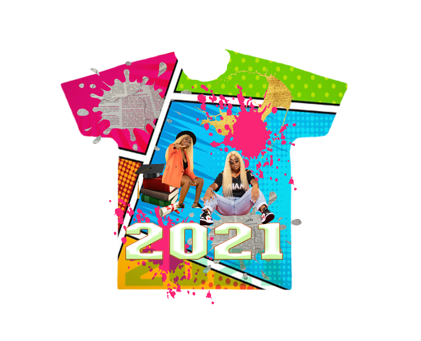 3d grad t-shirt